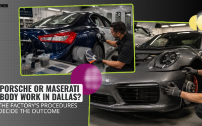 Porsche or Maserati Body Work in Dallas? The Factory’s Procedures Decide the Outcome