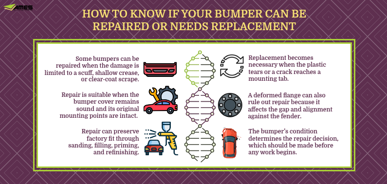 How to Know If Your Bumper Can Be Repaired or Needs Replacement