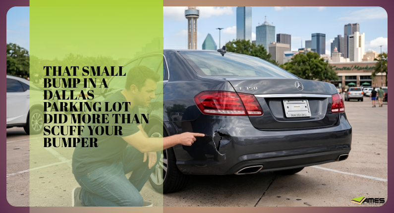 That Small Bump in a Dallas Parking Lot Did More Than Scuff Your Bumper