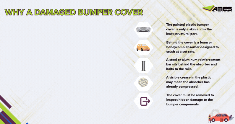 Why a Damaged Bumper Cover May Hide Serious Damage Behind the Plastic